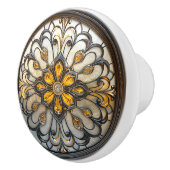 Beautiful Art Deco Gold Gran Café Al Porto Keramikknauf (Rechts)