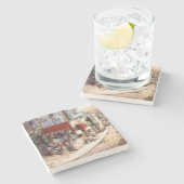 Beautiful Art Stone Untersetzer (Seitenansicht)