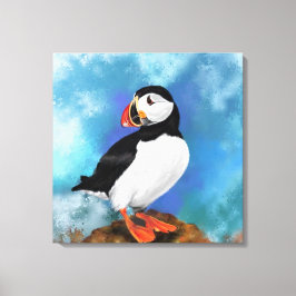 Beautiful Atlantic Puffin Canvas Print Leinwanddruck