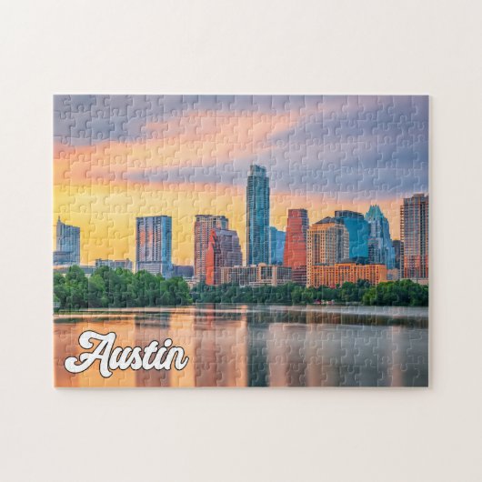 Beautiful Austin, Texas, Vereinigte Staaten Puzzle (Horizontal)