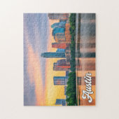 Beautiful Austin, Texas, Vereinigte Staaten Puzzle (Vertikal)