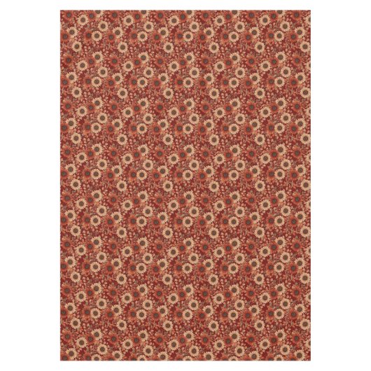 Beautiful Autumn Sunflowers Tischdecke (Vorderseite)