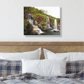 Beautiful Azalea Waterfall Fantastische Bergwelten Leinwanddruck (Insitu (Schlafzimmer))