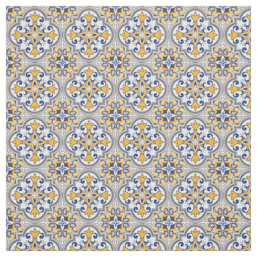 💙 💛 Beautiful Azulejos Fabric Stoff (Muster)