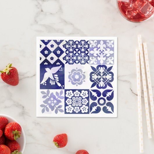 Beautiful Azulejos Napkin Serviette (Beispiel)