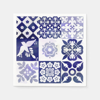 Beautiful Azulejos Napkin Serviette