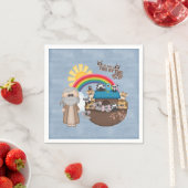 Beautiful Baby Noah's Ark Serviette (Beispiel)