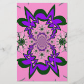 Beautiful Baby Pink Lila Shade Motif Art Briefpapier (Vorderseite)