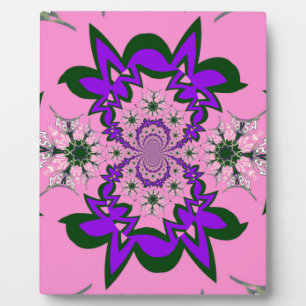 Beautiful Baby Pink Lila Shade Motif Art Fotoplatte