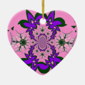 Beautiful Baby Pink Lila Shade Motif Art Keramik Ornament (Vorne)