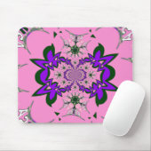 Beautiful Baby Pink Lila Shade Motif Art Mousepad (Mit Mouse)