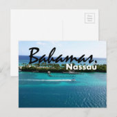 Beautiful Bahamas Nassau Postcard Postkarte (Vorne/Hinten)