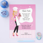 Beautiful Bake Sale Flyer personalisiert (Einzeln)