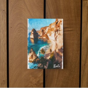 Beautiful Bali Indonesia Vintage Travel Postkarte