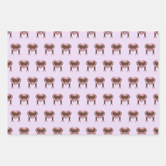 Beautiful Ballerina Dancer Custom Geschenkpapier Set (Vorderseite)