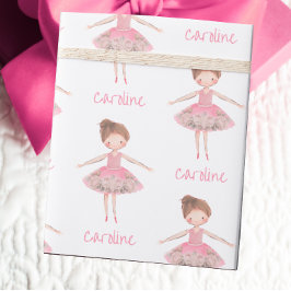 Beautiful Ballet Dancer Custom Geschenkpapier