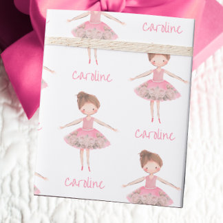 Beautiful Ballet Dancer Custom Geschenkpapier