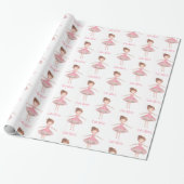 Beautiful Ballet Dancer Custom Geschenkpapier (Ungerollt)
