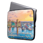 Beautiful Baltimore, Maryland, USA Laptopschutzhülle (Vorderseite Links)