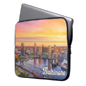Beautiful Baltimore, Maryland, USA Laptopschutzhülle (Vorderseite Links)