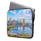 Beautiful Baltimore, Maryland, USA Laptopschutzhülle (Vorderseite Links)