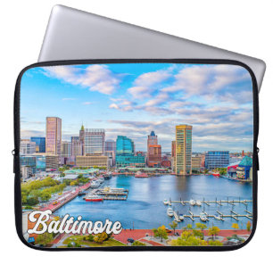 Beautiful Baltimore, Maryland, USA Laptopschutzhülle