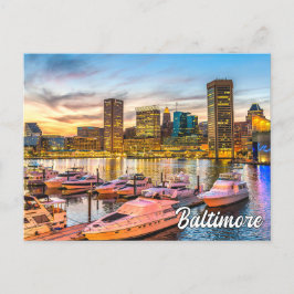 Beautiful Baltimore, Maryland, USA Postkarte
