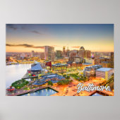 Beautiful Baltimore, Maryland, Vereinigte Staaten Poster (Vorne)