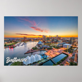 Beautiful Baltimore, Maryland, Vereinigte Staaten Poster