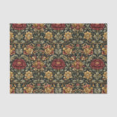 Beautiful Baroque Damask Pattern Florals Seidenpapier (Vorderseite)