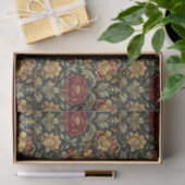 Beautiful Baroque Damask Pattern Florals Seidenpapier (Geschenk)