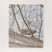 Beautiful Barred Owl Michigan Woods Audubon Puzzle (Vertikal)