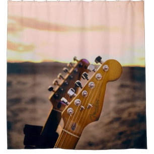 Beautiful Bass Guitar Duschvorhang