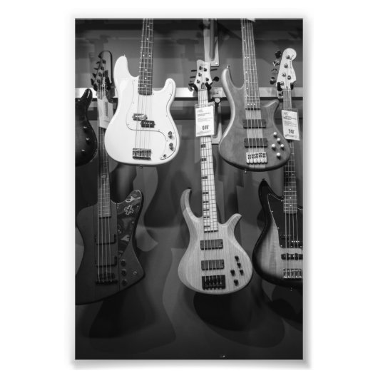 Beautiful Bass Guitar Fotodruck (Vorne)