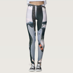 Beautiful Bass Guitar Leggings