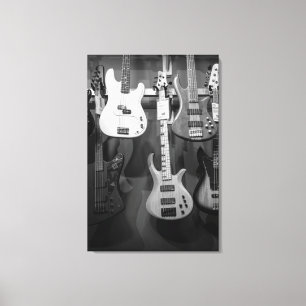 Beautiful Bass Guitar Leinwanddruck
