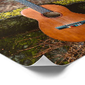 Beautiful Bass Guitar Poster (Ecke)