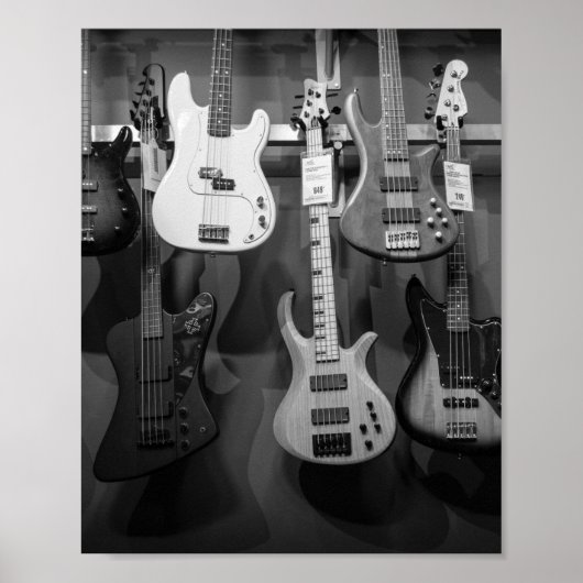 Beautiful Bass Guitar Poster (Vorne)