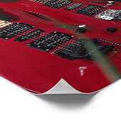 Beautiful Bass Guitar Poster (Ecke)
