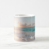 Beautiful Beach Christmas Mele Kalikimaka Custom Kaffeetasse (Mittel)