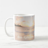 Beautiful Beach Christmas Mele Kalikimaka Custom Kaffeetasse (Links)