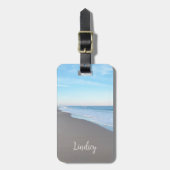 Beautiful Beach Foto Gepäck Tag Gepäckanhänger (Vorderseite vertikal)
