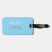 Beautiful Beach Foto Gepäck Tag Gepäckanhänger (Rückseite horizontal)