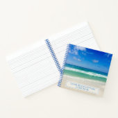 Beautiful Beach House Personalisiert Guest Notizblock (Innenseite)