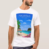 Beautiful Beach Mauritius Active T - Shirt (Vorderseite)