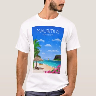Beautiful Beach Mauritius Active T - Shirt