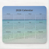 Beautiful Beach Photography 2026 Calendar Mousepad (Vorne)