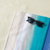 Beautiful Beach Scene Sand Surf Strandtuch (Beispiel)