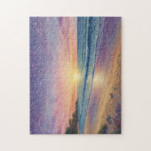 Beautiful Beach Waves and Shore Art Puzzle (Vertikal)