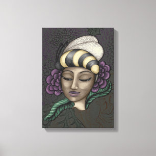Beautiful Beekeeper Canvas Print Leinwanddruck